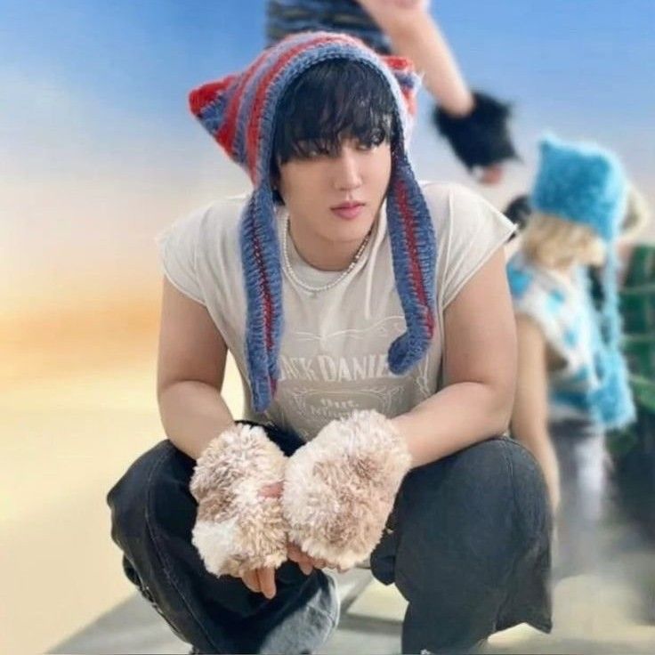 Recent activity shot of Changbin (Stray Kids)