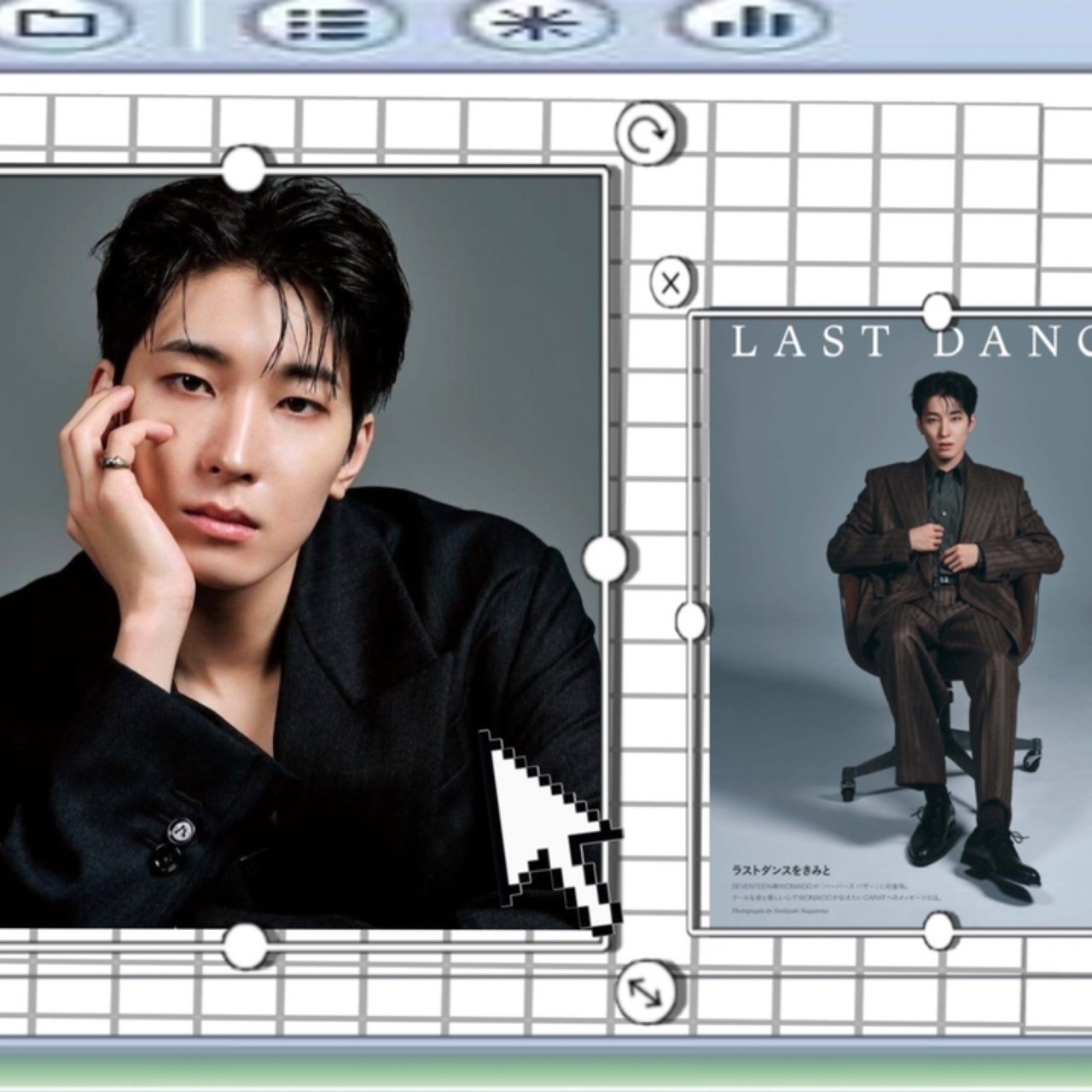 Behind-the-scenes cut of Wonwoo (SEVENTEEN)