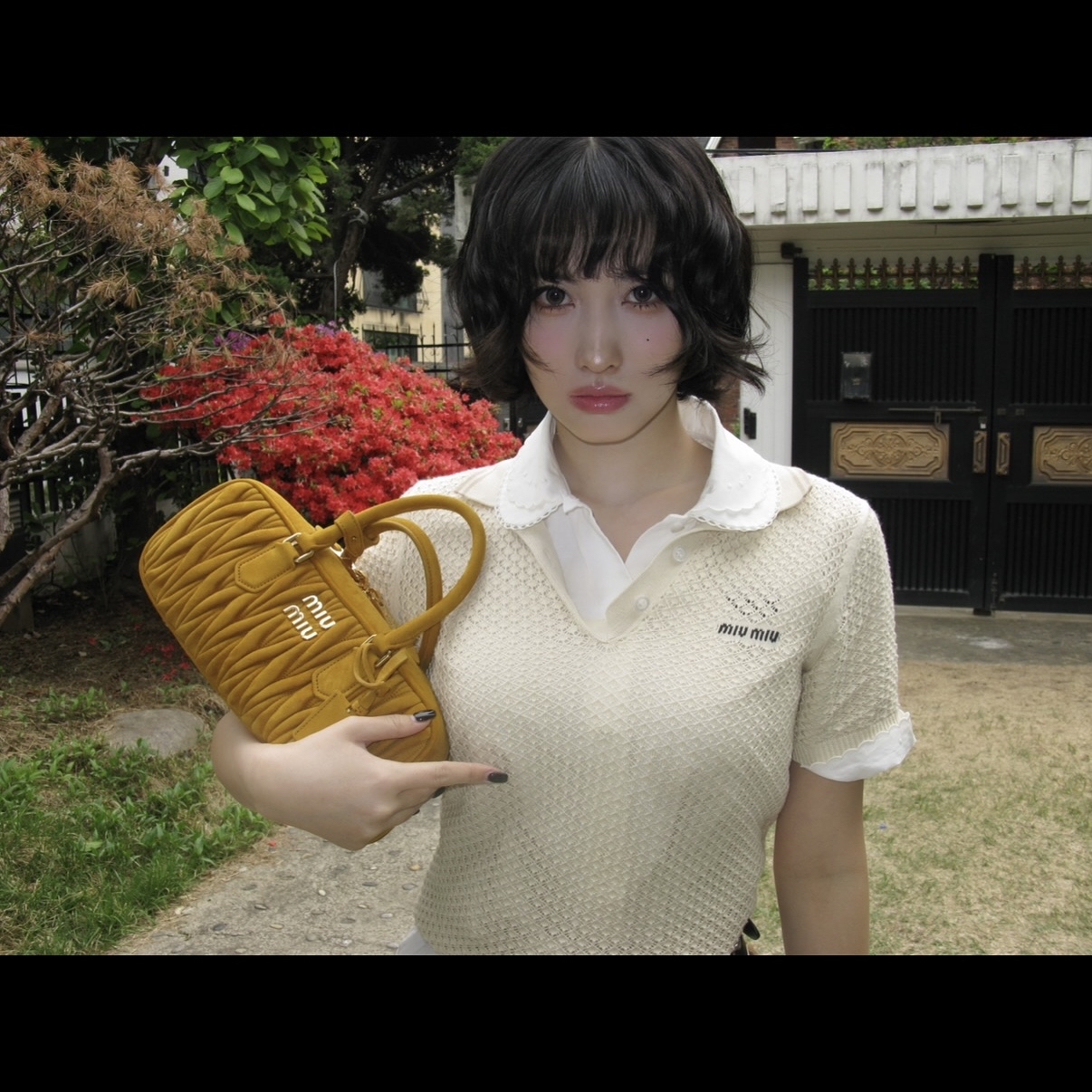 Recent activity shot of Momo (TWICE)