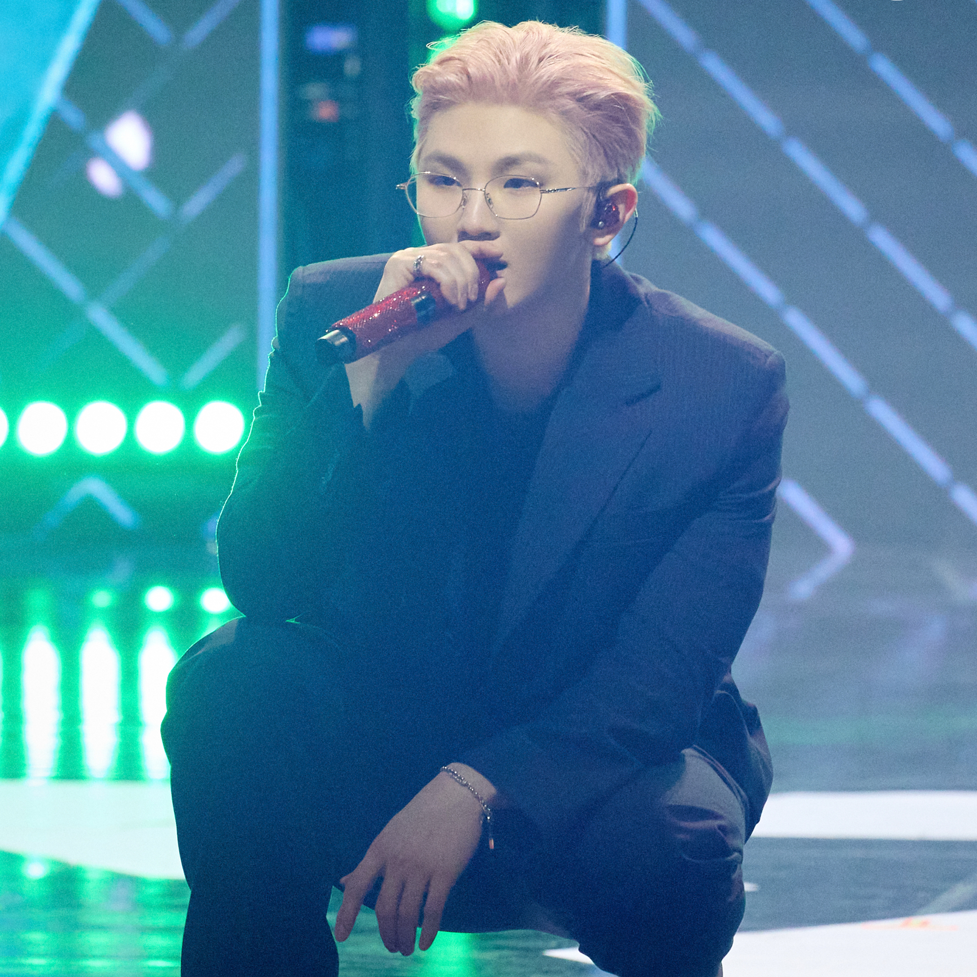 Recent activity shot of Woozi (SEVENTEEN)
