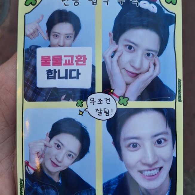 燦烈 (EXO)粉絲拍下的瞬間