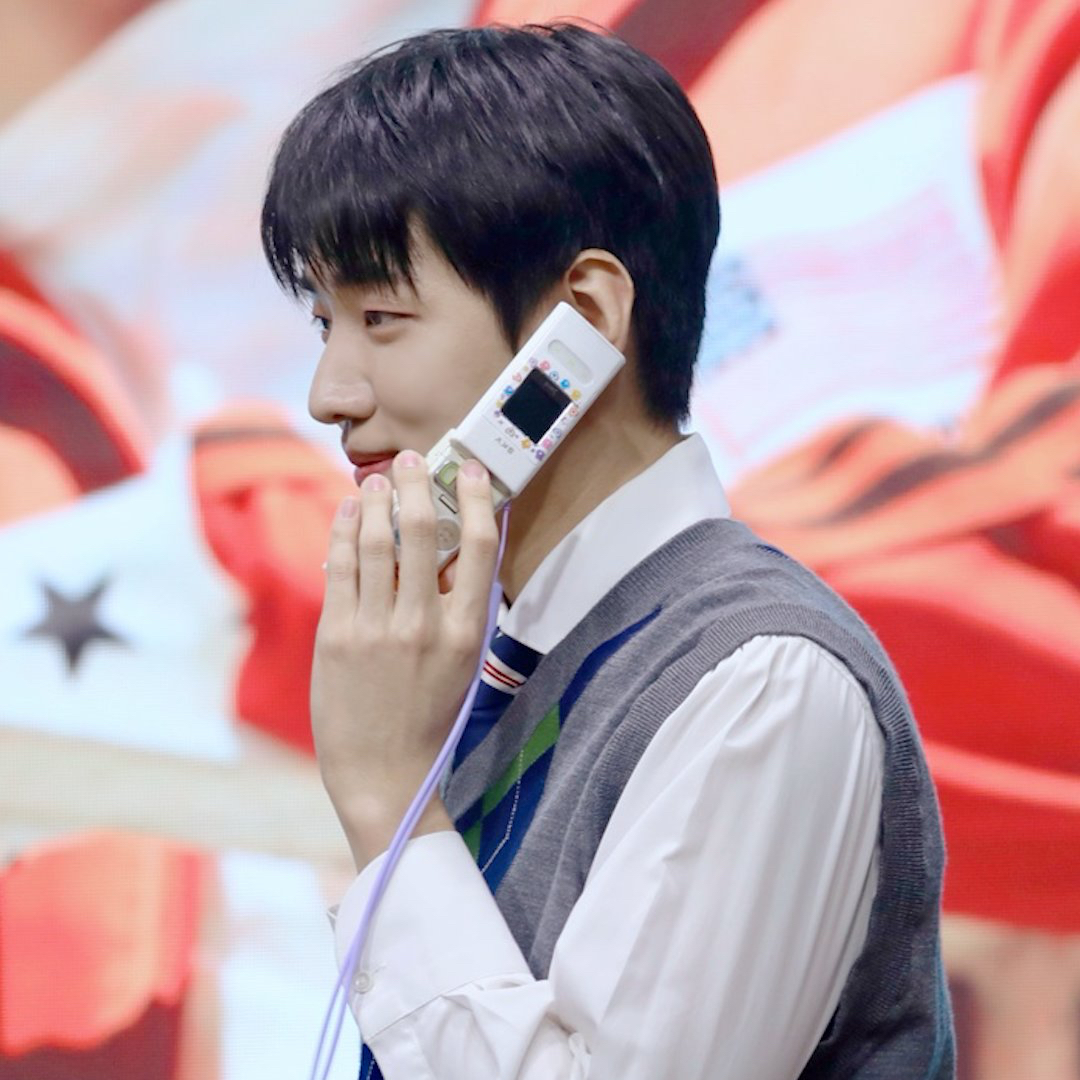 A moment captured by Jaechan (DKZ)'s fan