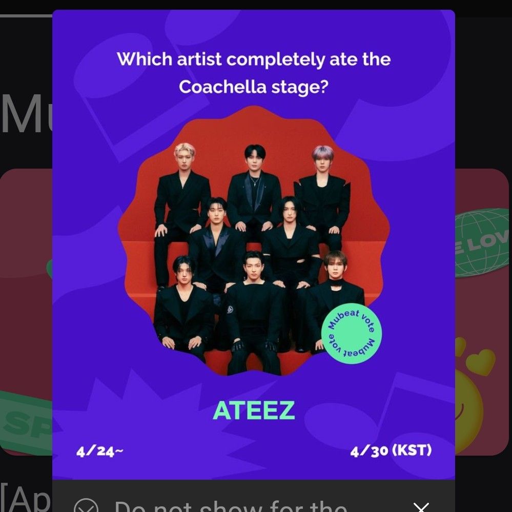 Recent activity shot of Hongjoong (ATEEZ)