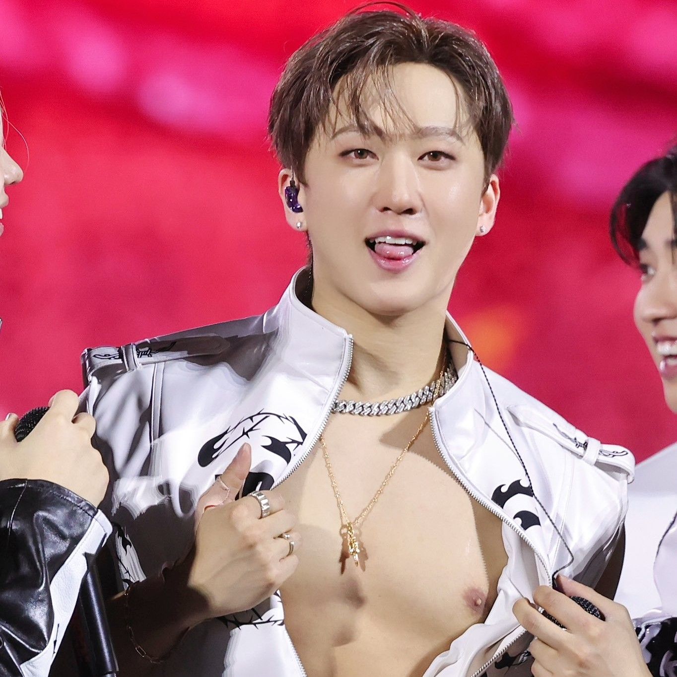 Recent activity shot of Changbin (Stray Kids)