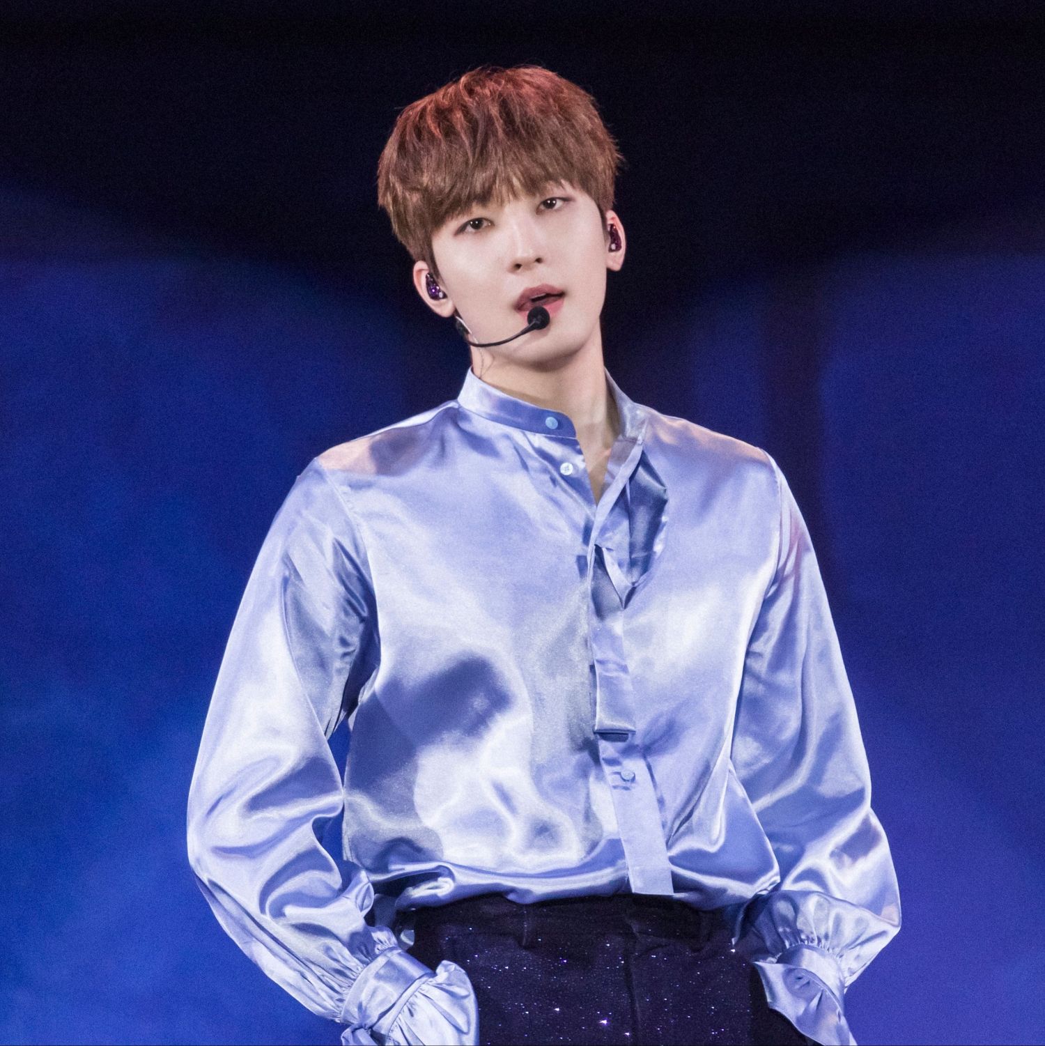 A moment captured by Wonwoo (SEVENTEEN)'s fan