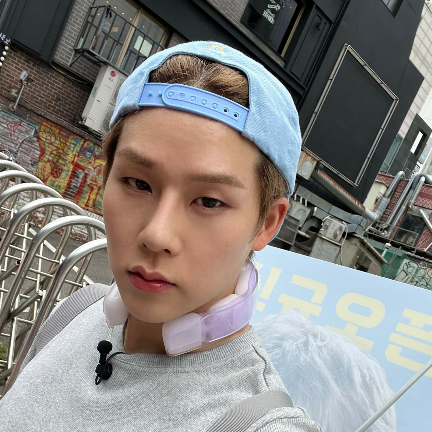 A moment captured by MONSTA X's fan