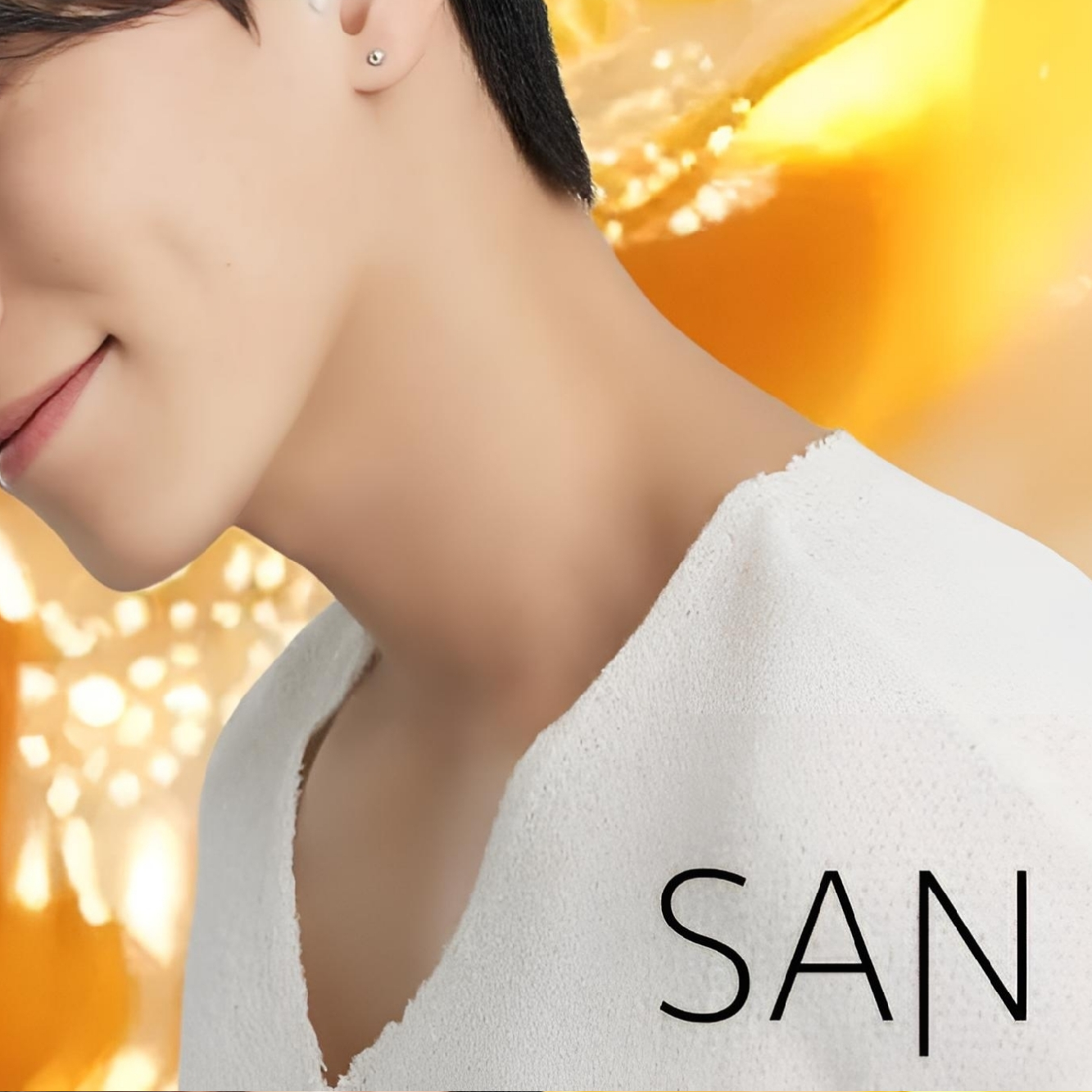 Momen yang diabadikan oleh penggemar San (ATEEZ)