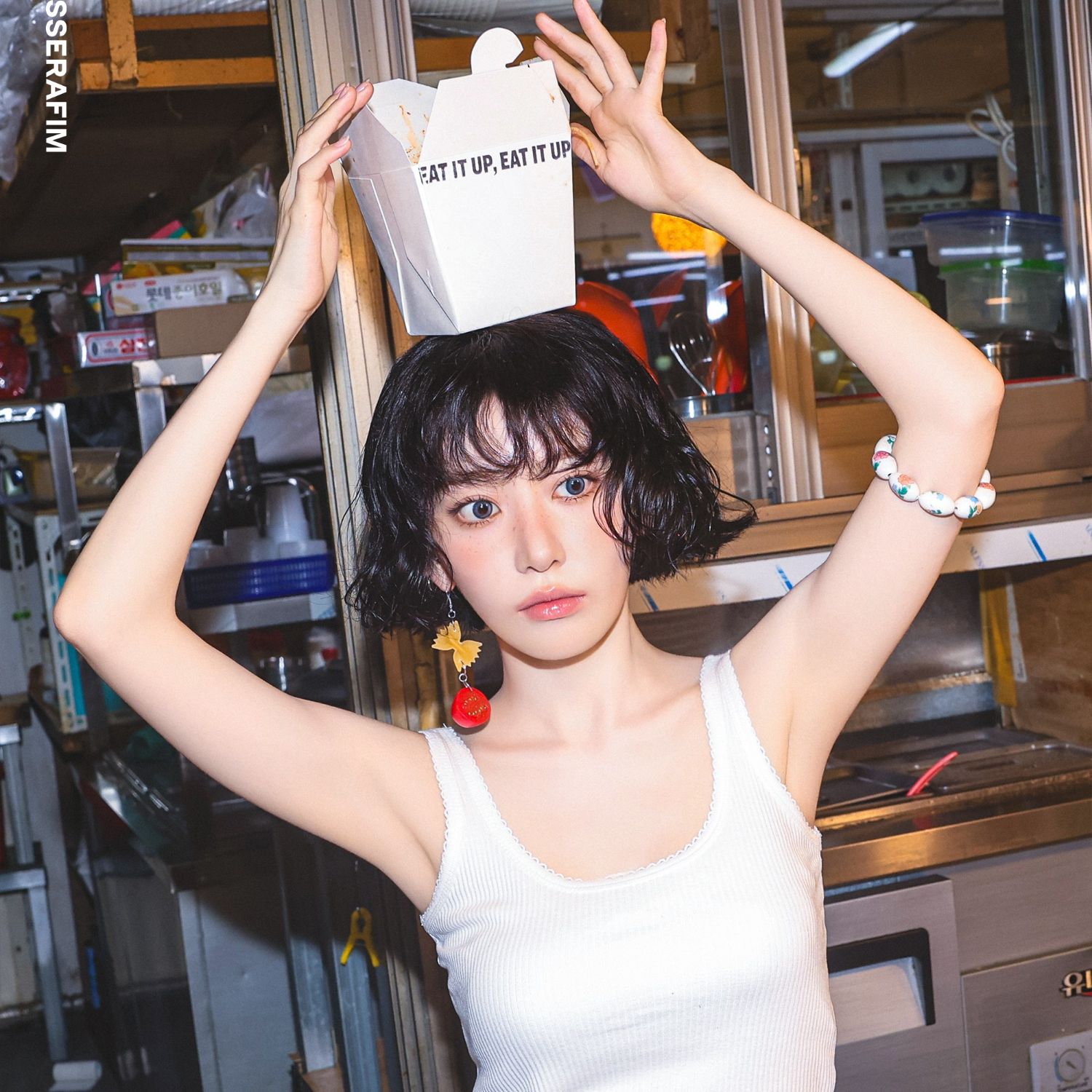 A moment captured by Sakura (LE SSERAFIM)'s fan