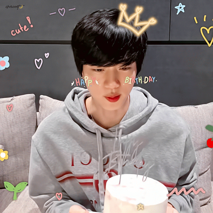 Foto aktivitas terbaru Jin (BTS)