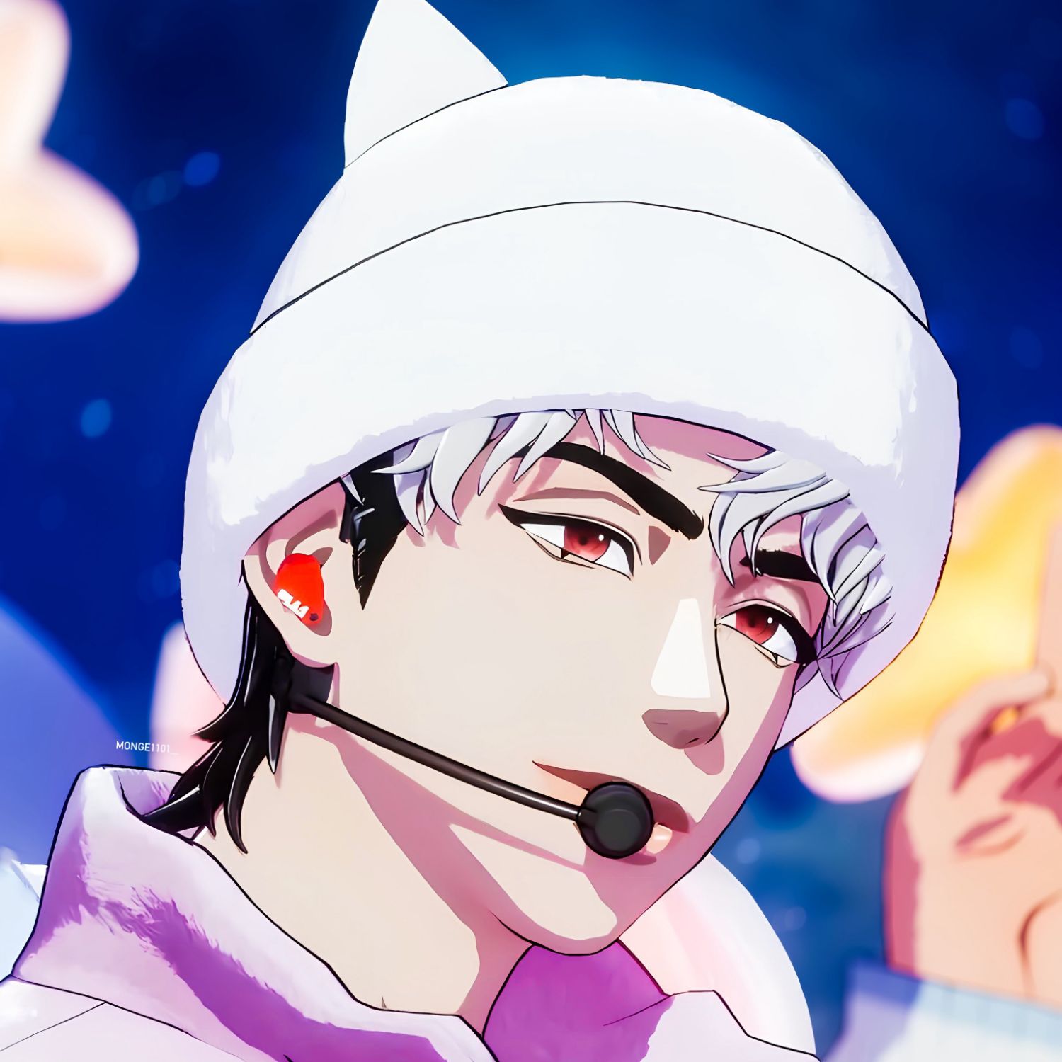 Recent activity shot of Eunho (PLAVE)