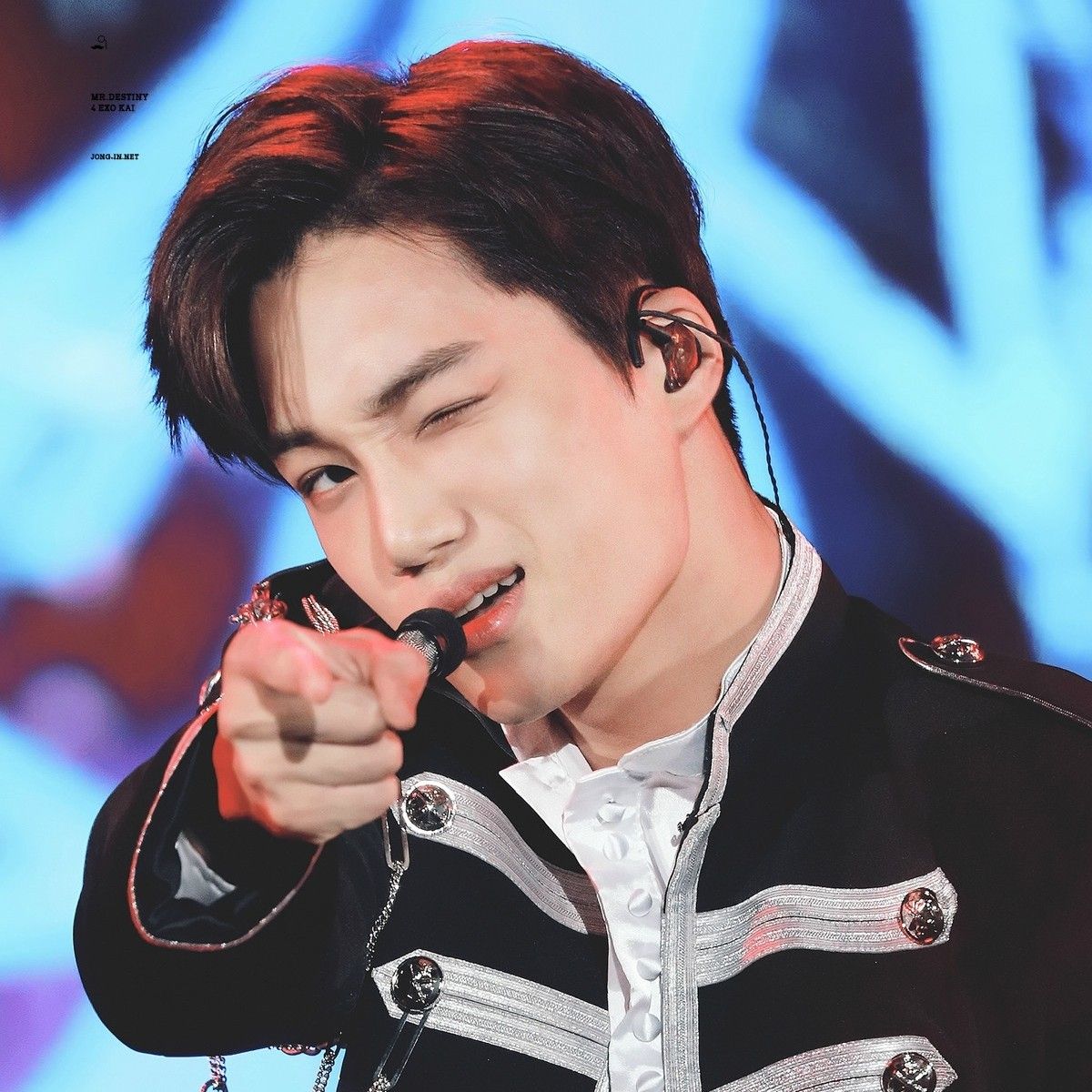 Recent activity shot of Kai (EXO)