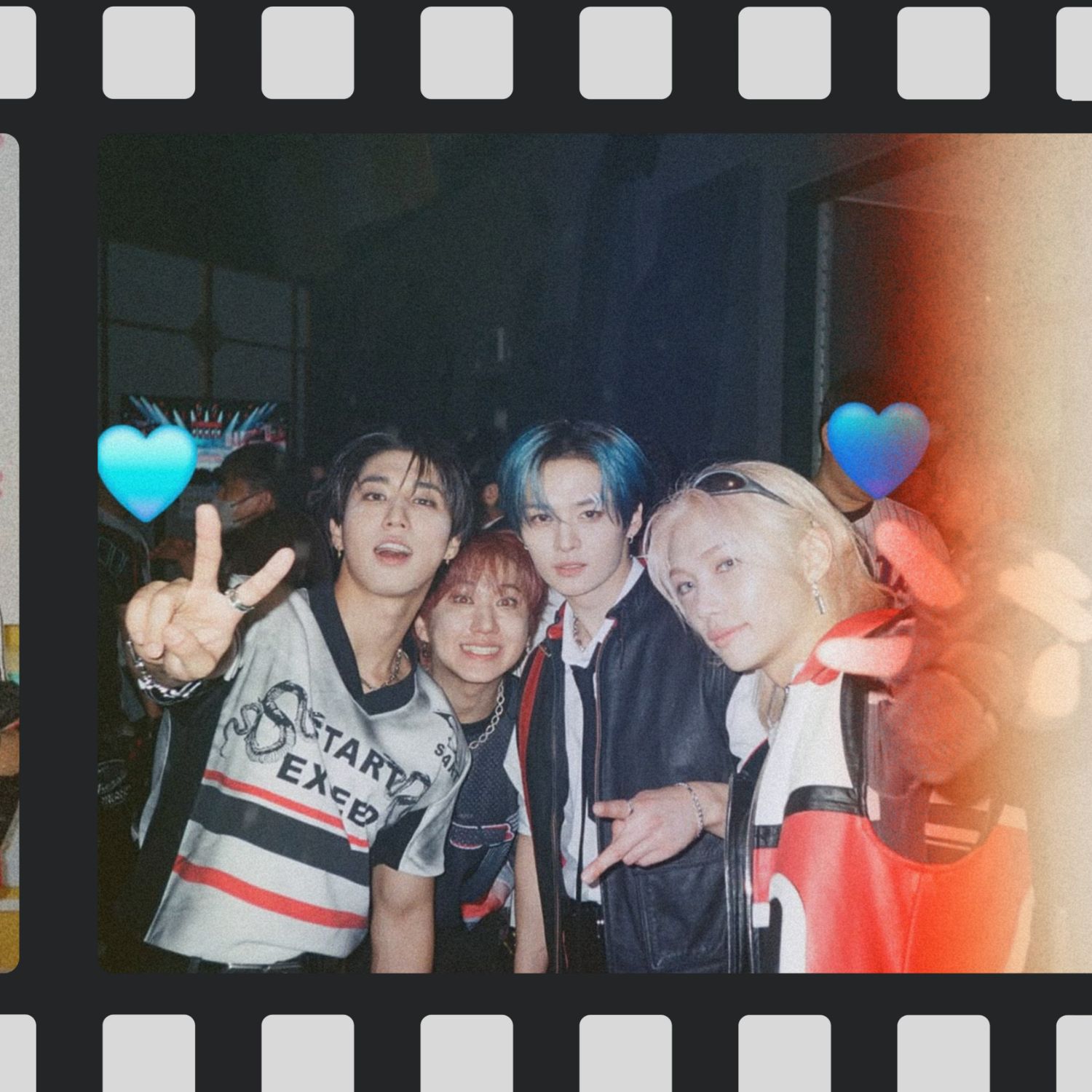 A moment captured by Changbin (Stray Kids)'s fan