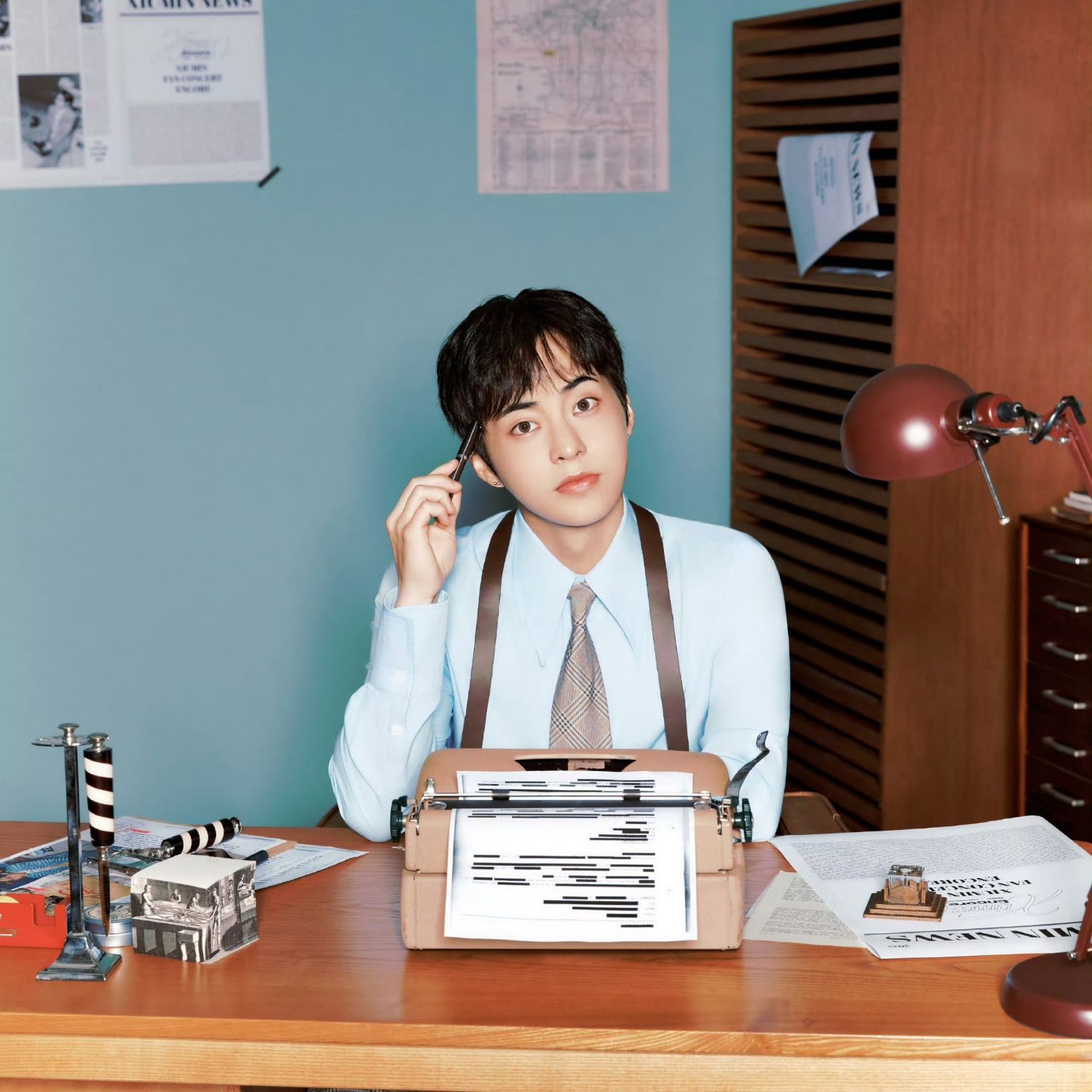 Behind-the-scenes cut of Xiumin (EXO)
