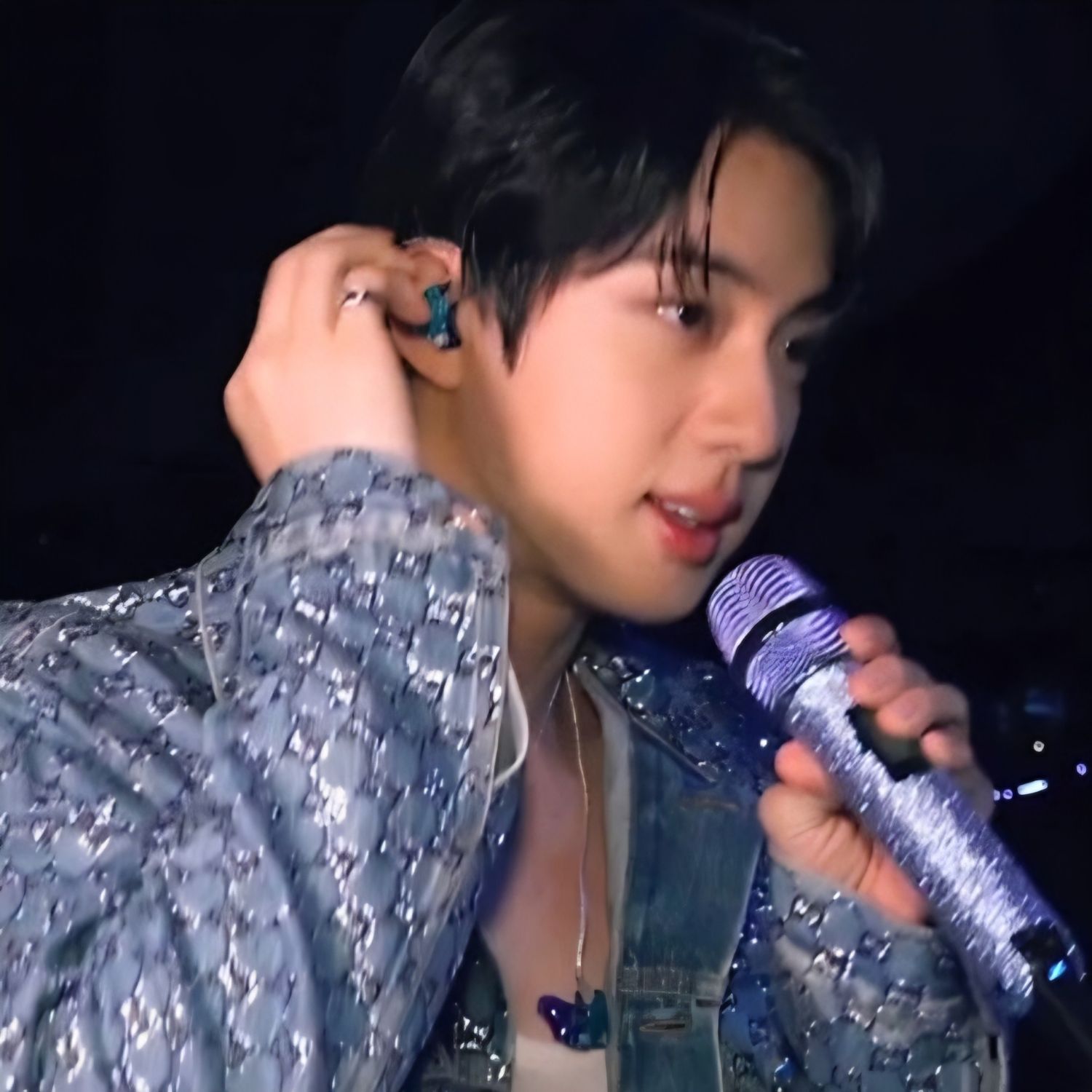 Recent activity shot of Jin (BTS)