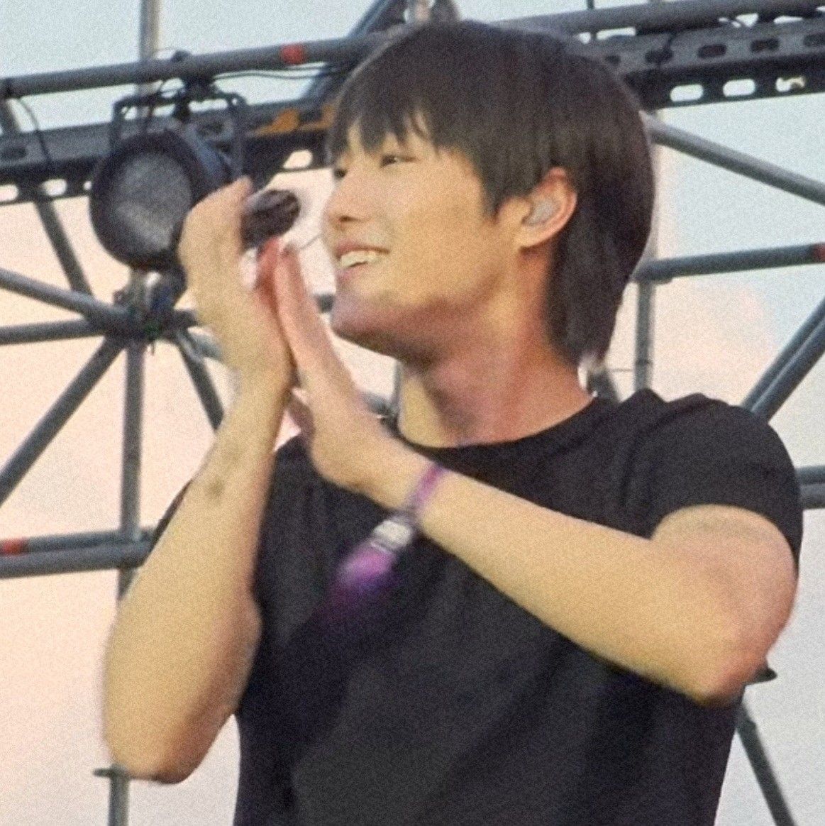 A moment captured by WOODZ's fan