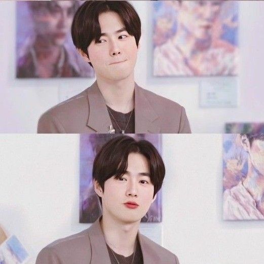 Behind-the-scenes cut of Suho (EXO)