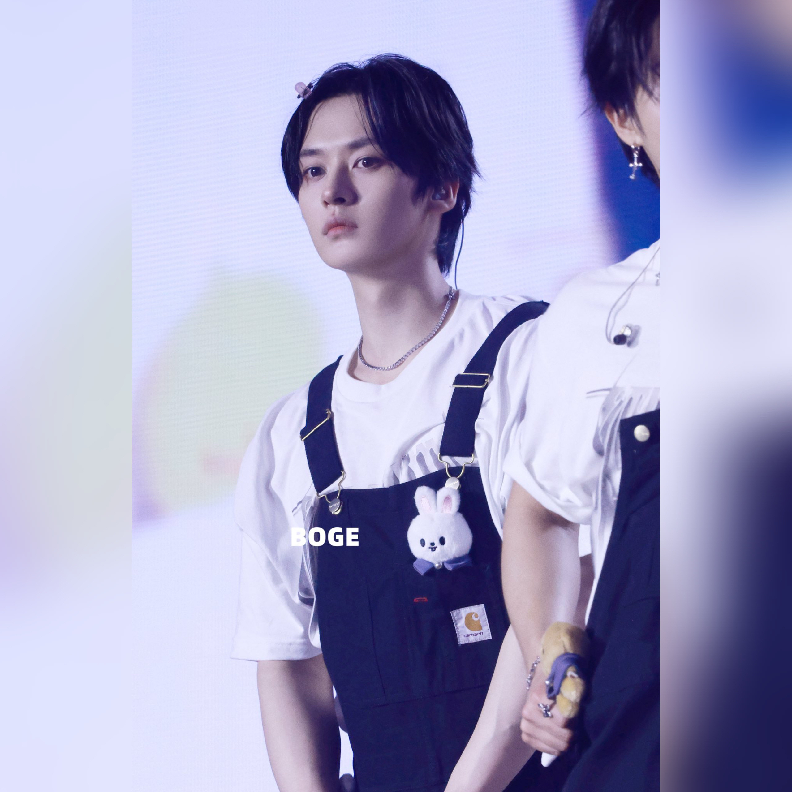 A moment captured by Lee Know (Stray Kids)'s fan