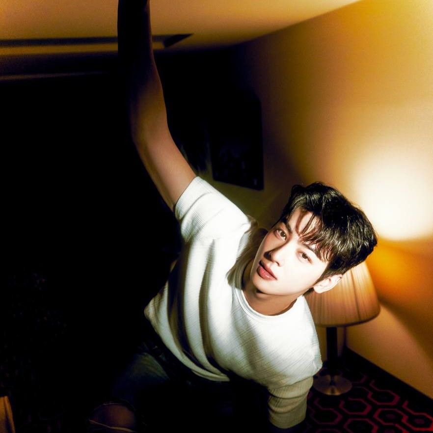 Recent activity shot of Eunwoo (ASTRO)