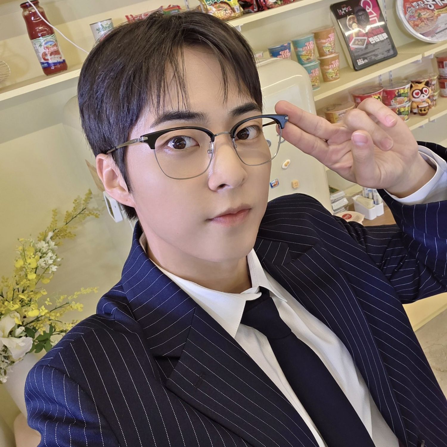 Xiumin (EXO)粉丝拍下的瞬间