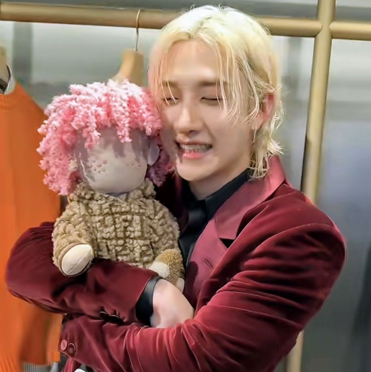 Recent activity shot of Bang Chan (Stray Kids)