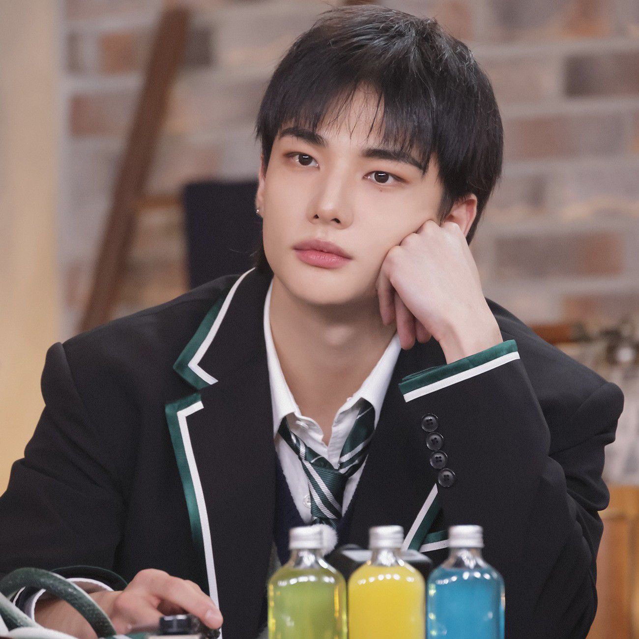 Recent activity shot of Hyunjin (Stray Kids)