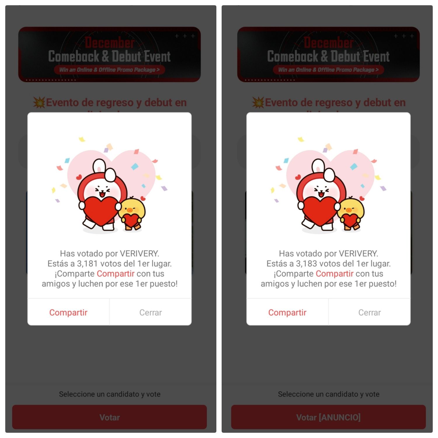 Recent activity shot of VERIVERY