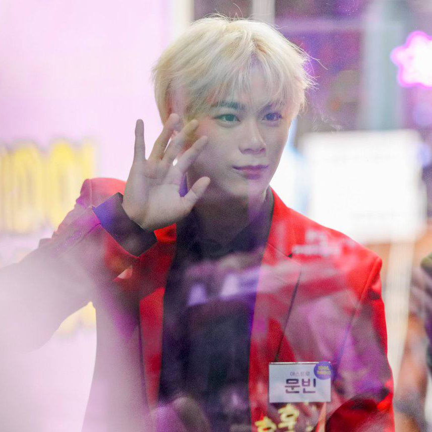 Recent activity shot of Moonbin (ASTRO)