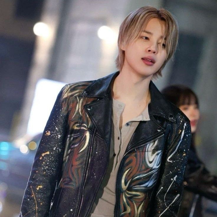 Recent activity shot of Jimin (BTS)