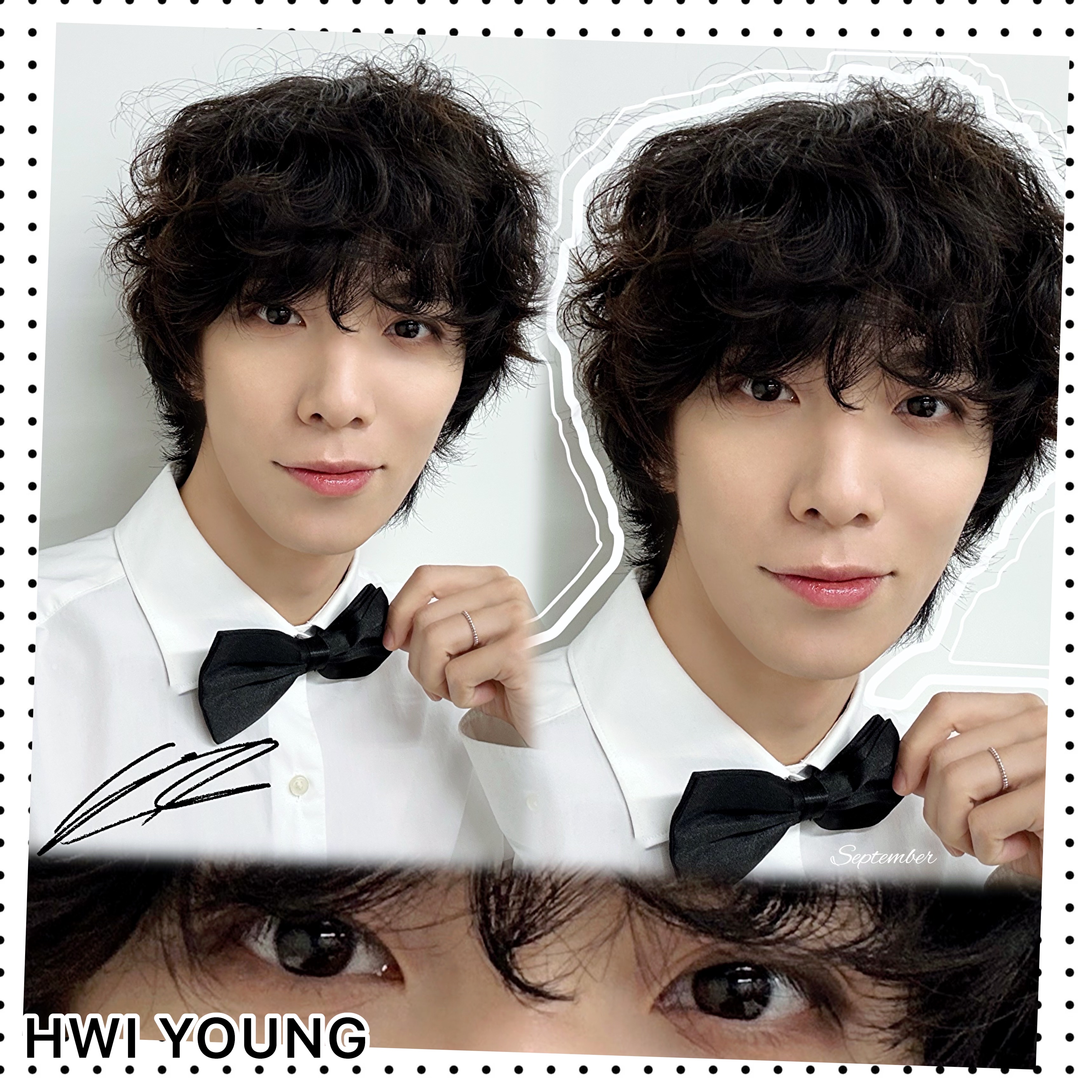 Recent activity shot of Hwiyoung (SF9)
