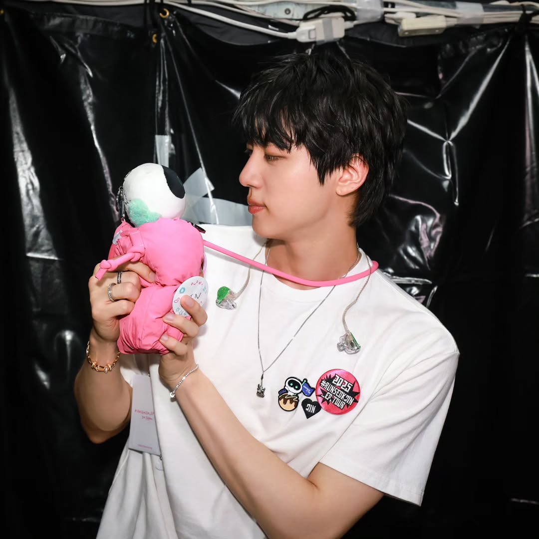 A moment captured by Jin (BTS)'s fan
