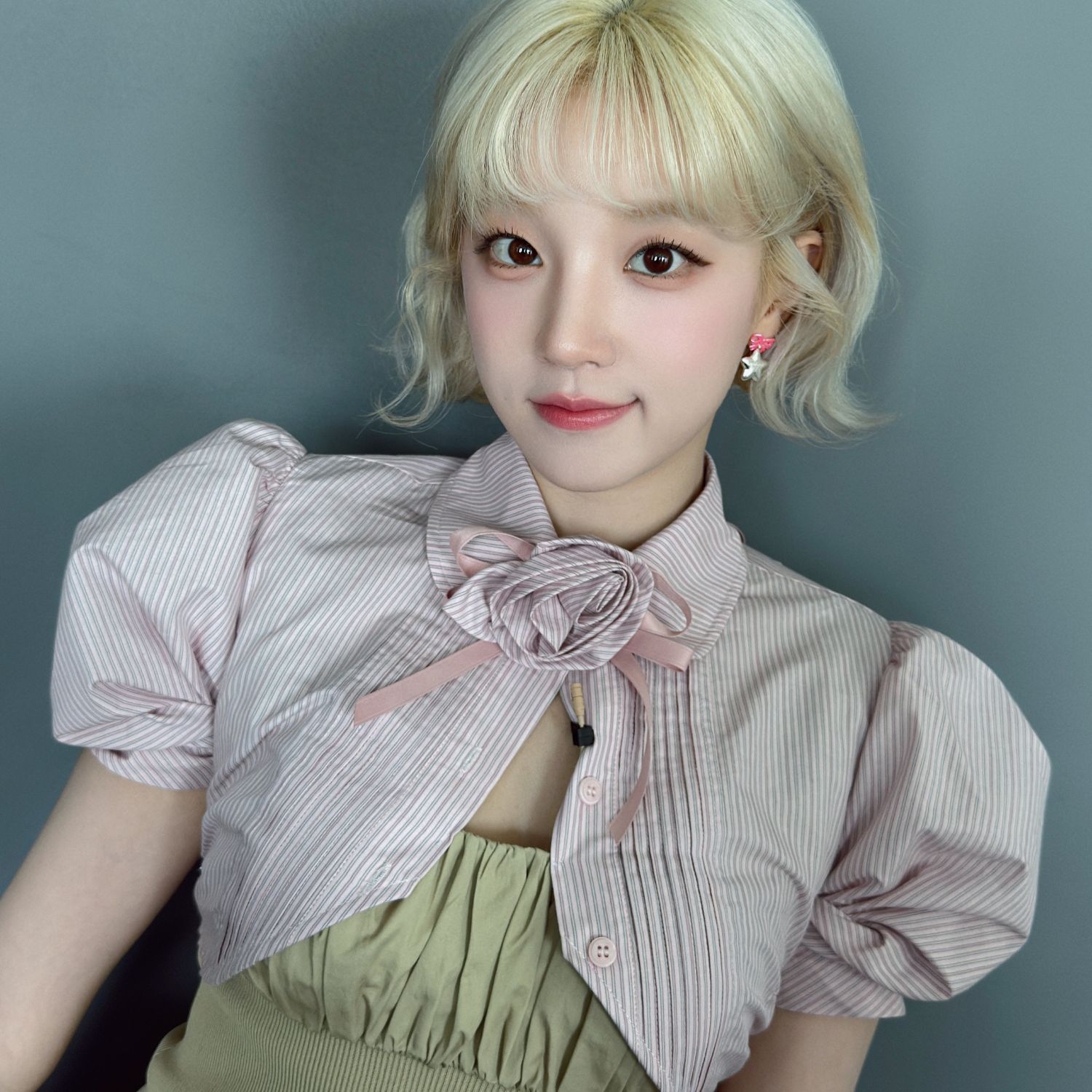 A moment captured by Yuqi (i-dle)'s fan