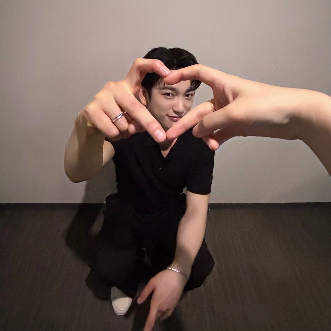 Recent activity shot of Jinyoung (GOT7)