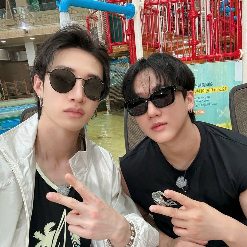 A moment captured by Changbin (Stray Kids)'s fan