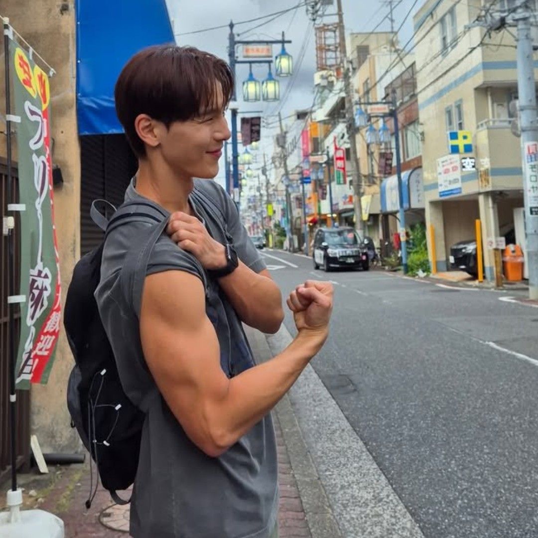 Momen yang diabadikan oleh penggemar Shownu (MONSTA X)