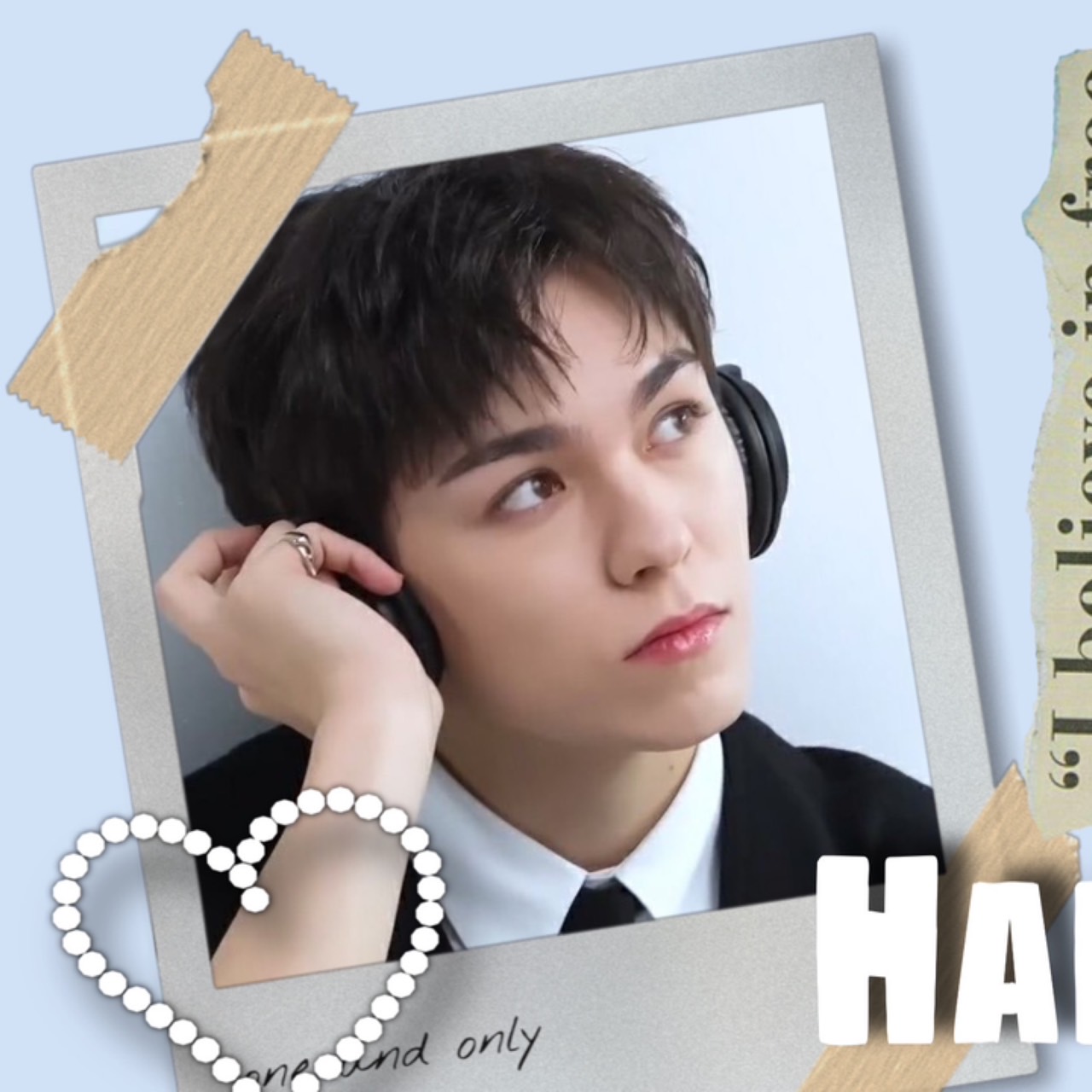 A moment captured by Vernon (SEVENTEEN)'s fan