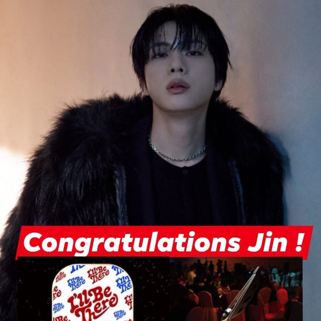 A moment captured by Jin (BTS)'s fan