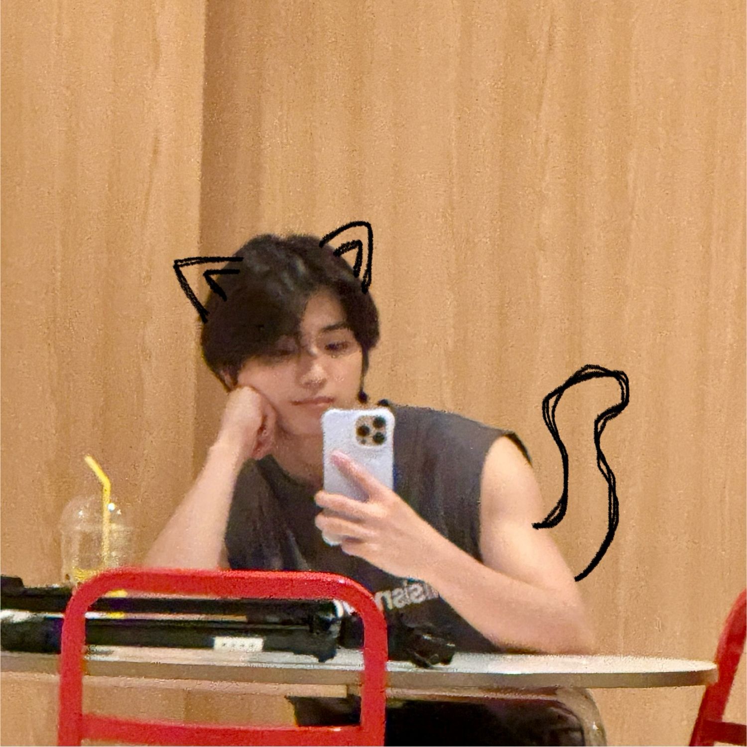 Recent activity shot of Yonghee (CIX)