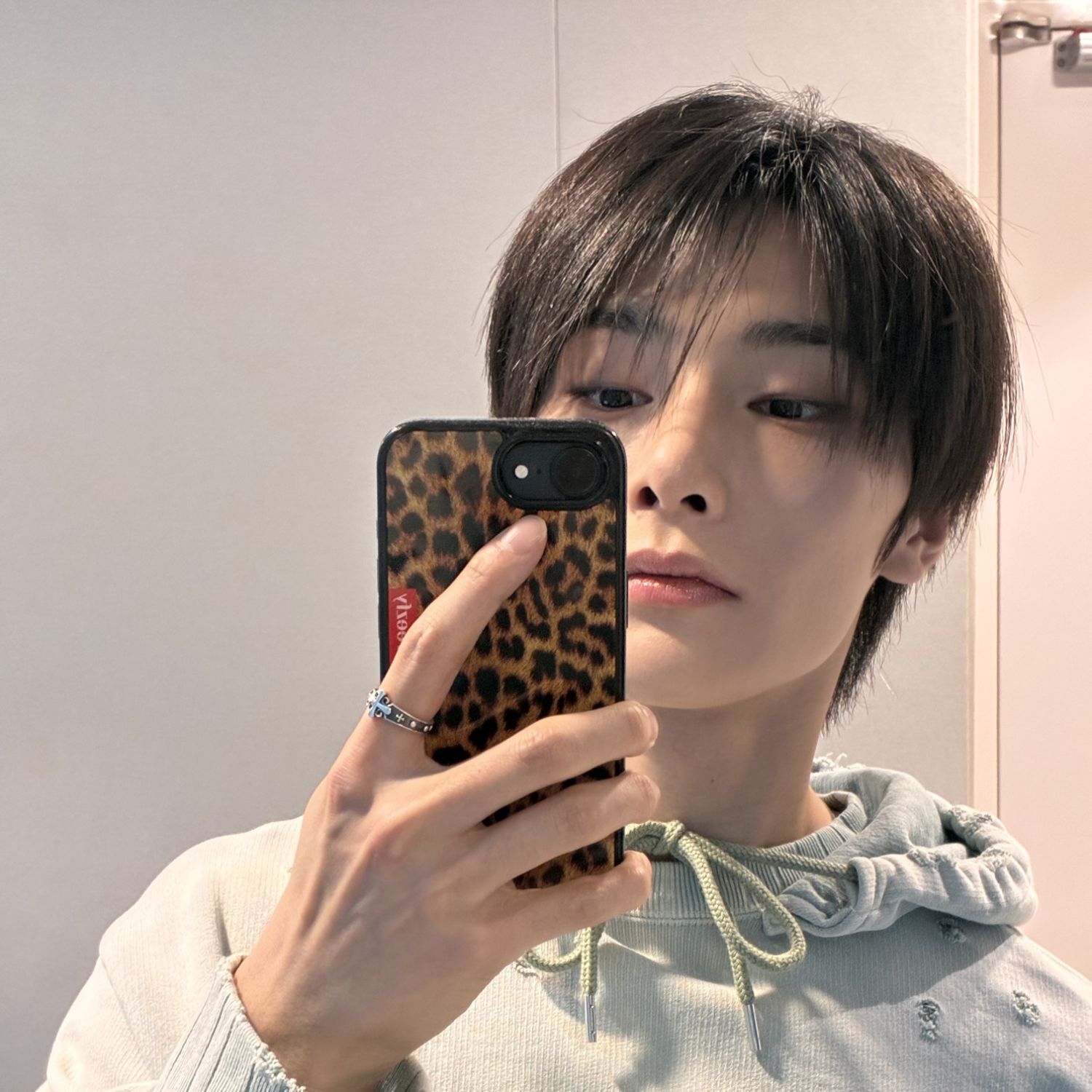 A moment captured by I.N (Stray Kids)'s fan