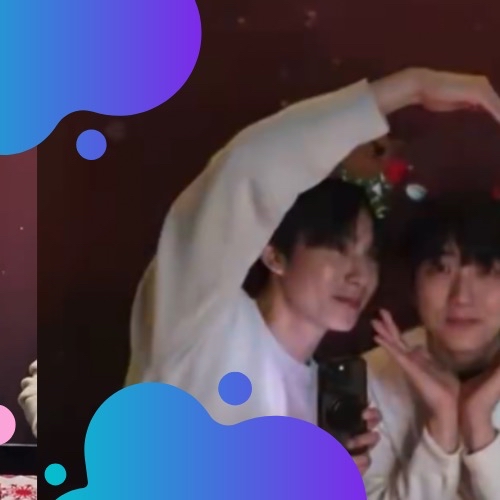 A moment captured by Sandeul (B1A4)'s fan