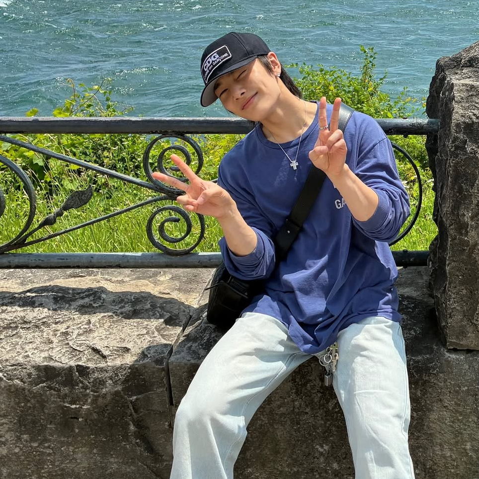 A moment captured by I.N (Stray Kids)'s fan