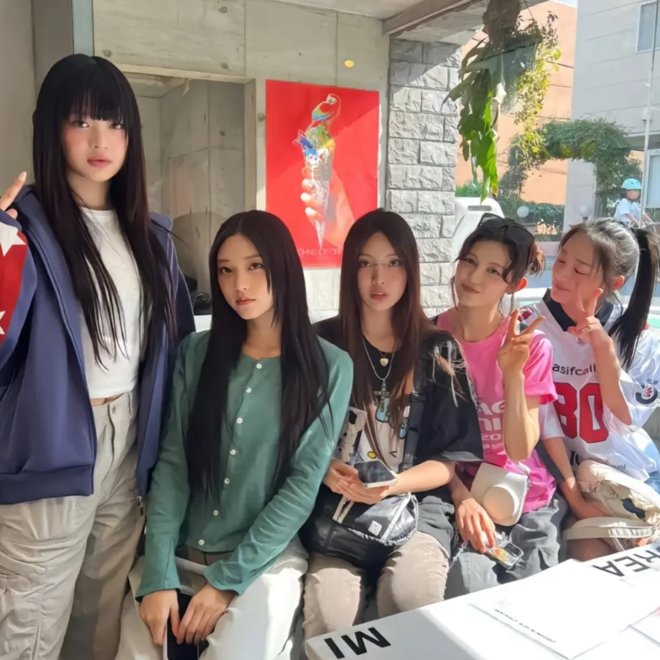 Recent activity shot of NewJeans