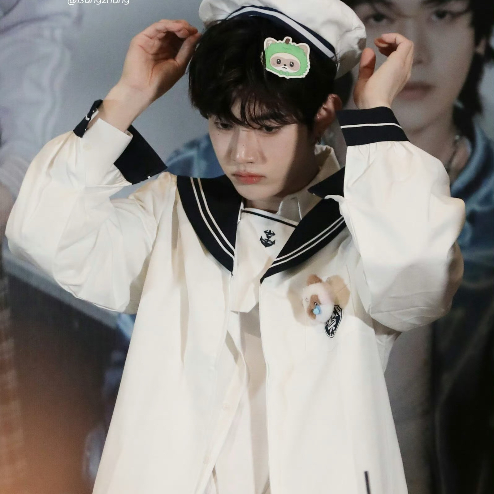 Recent activity shot of Zhang Hao (ZEROBASEONE)