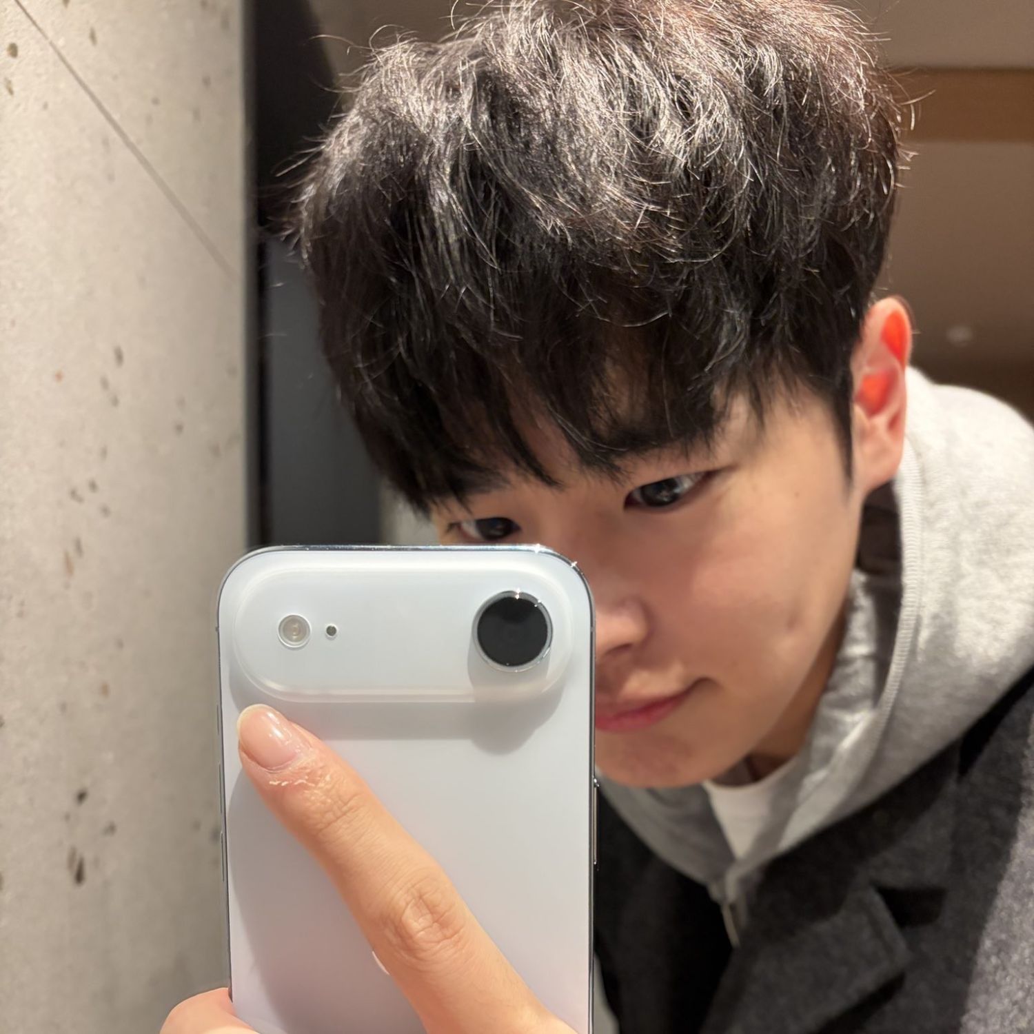 A moment captured by Choi Byungchan's fan