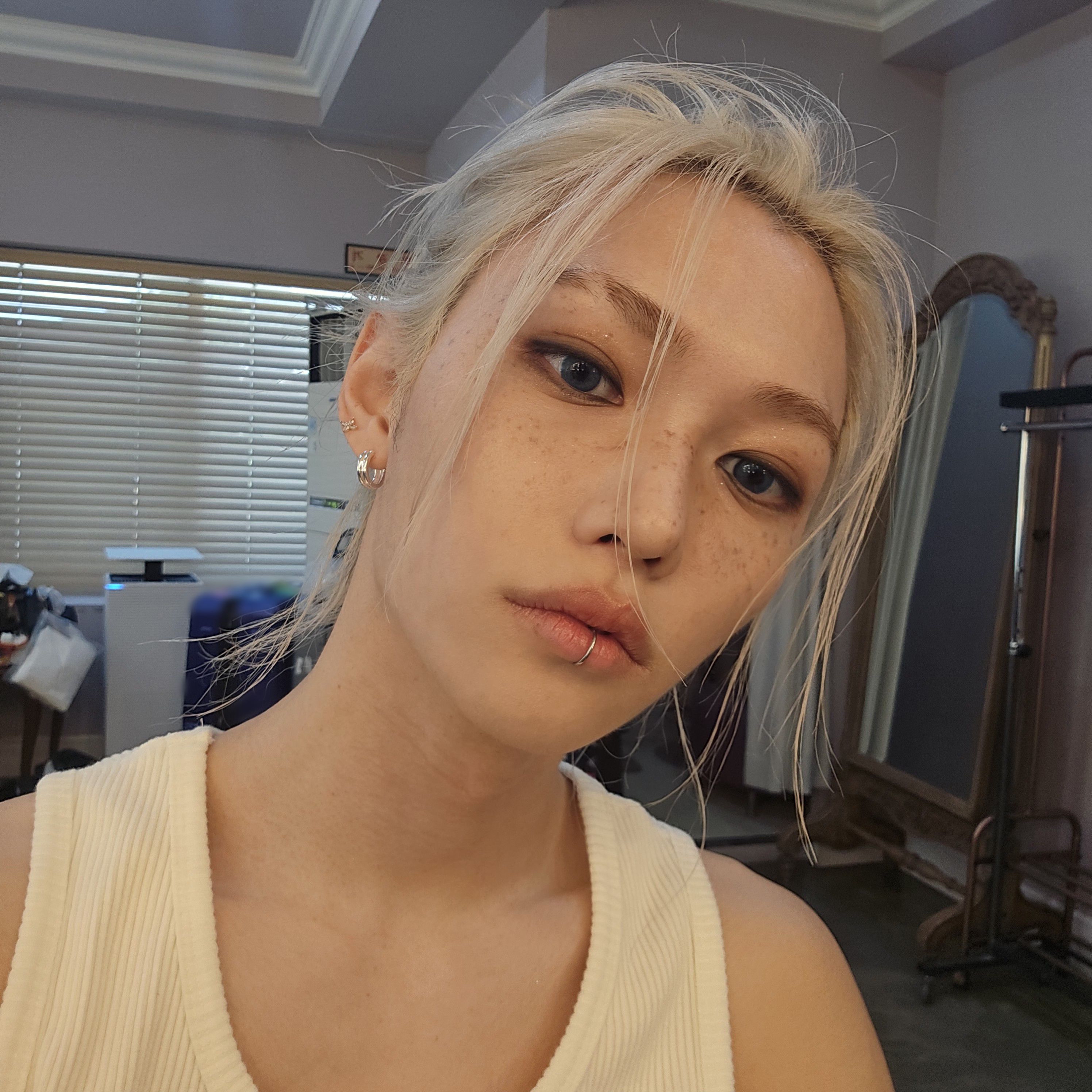 Recent activity shot of Felix (Stray Kids)