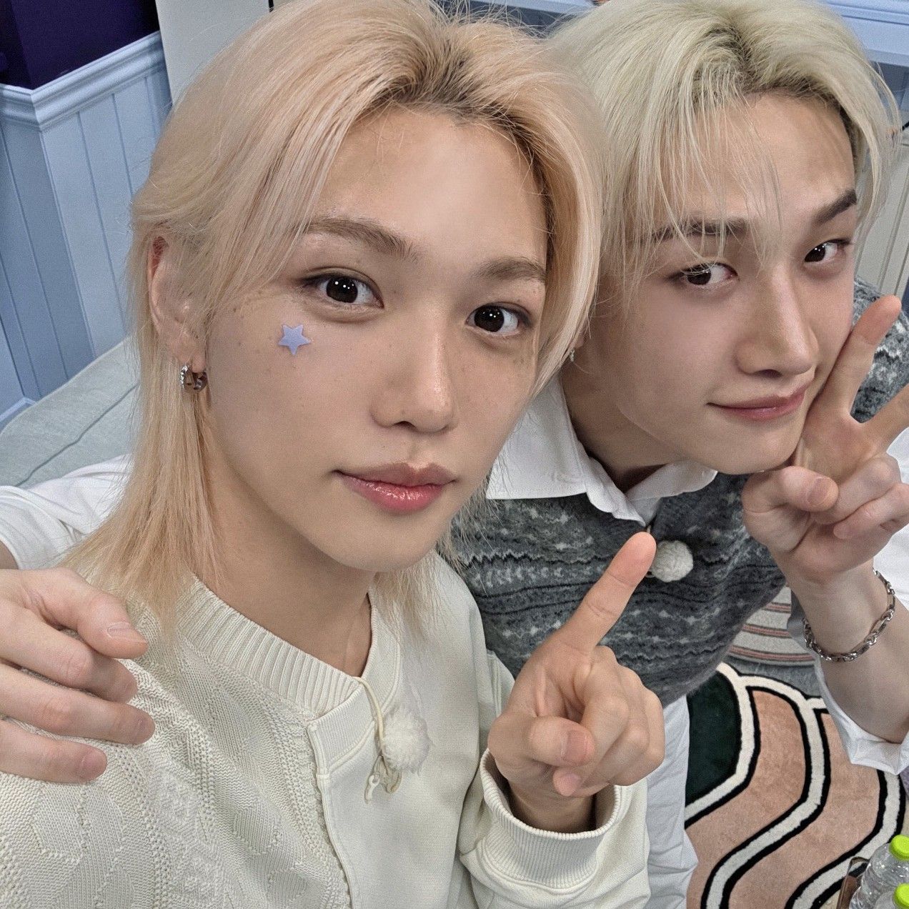 A moment captured by Felix (Stray Kids)'s fan