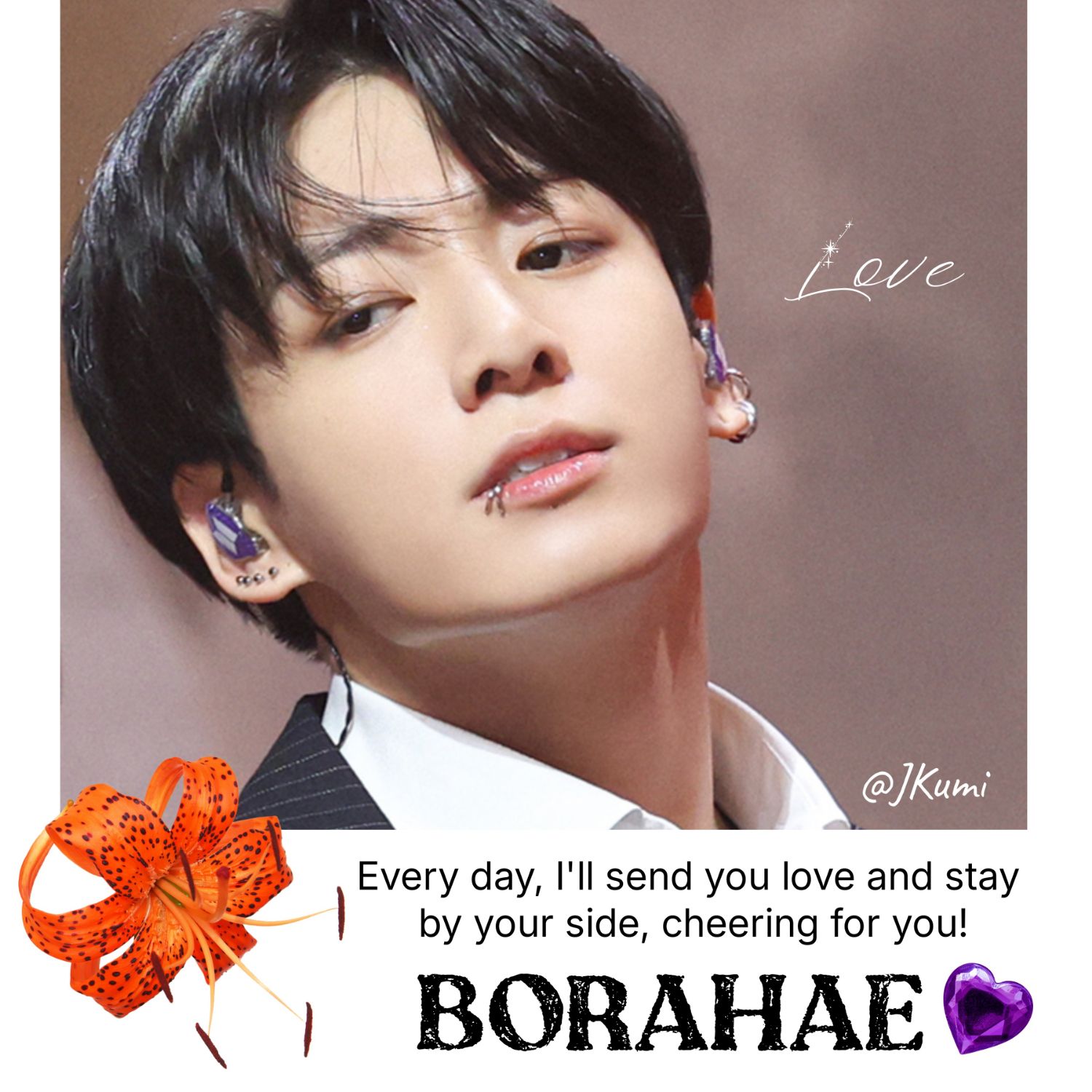 A moment captured by Jungkook (BTS)'s fan