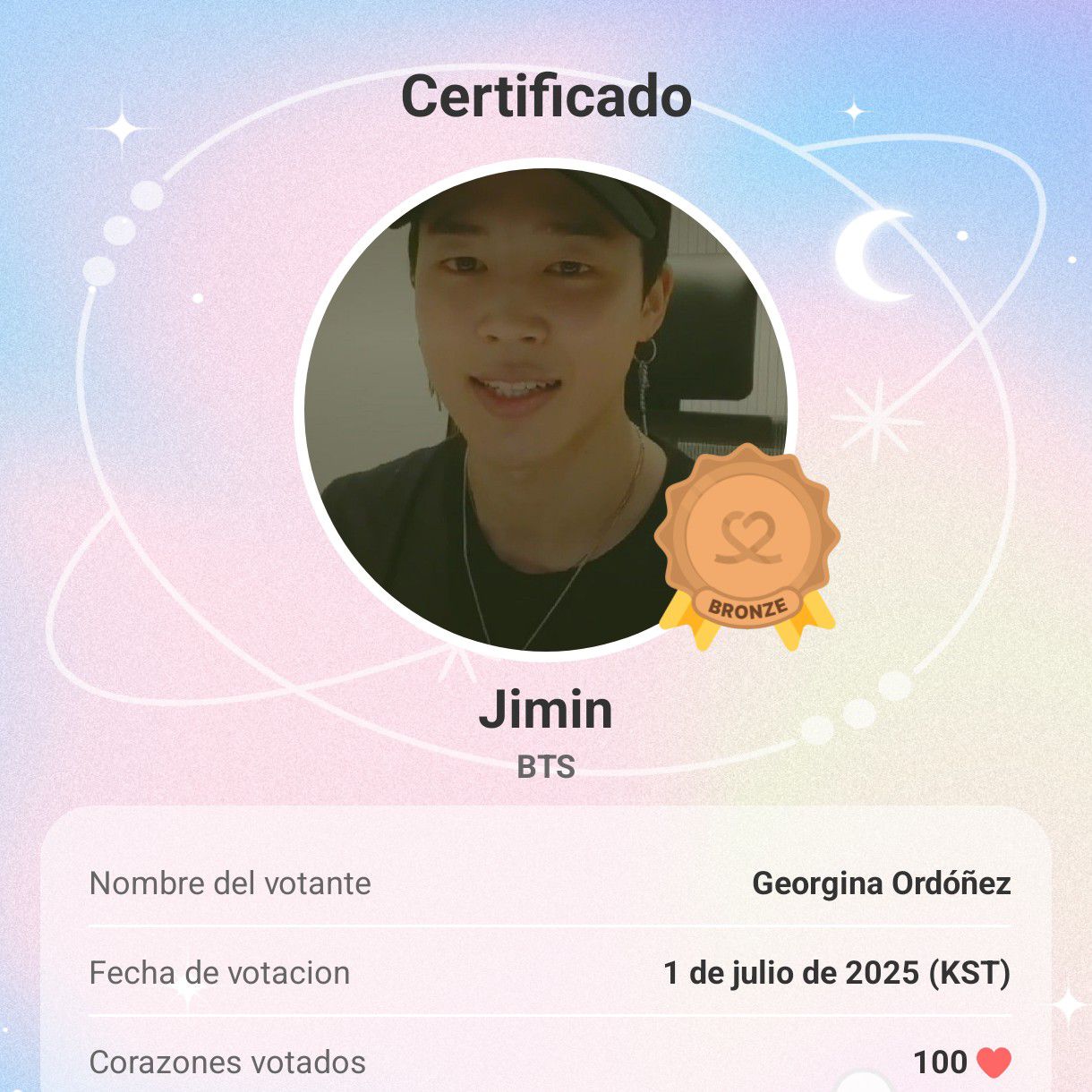 Recent activity shot of Jin (BTS)