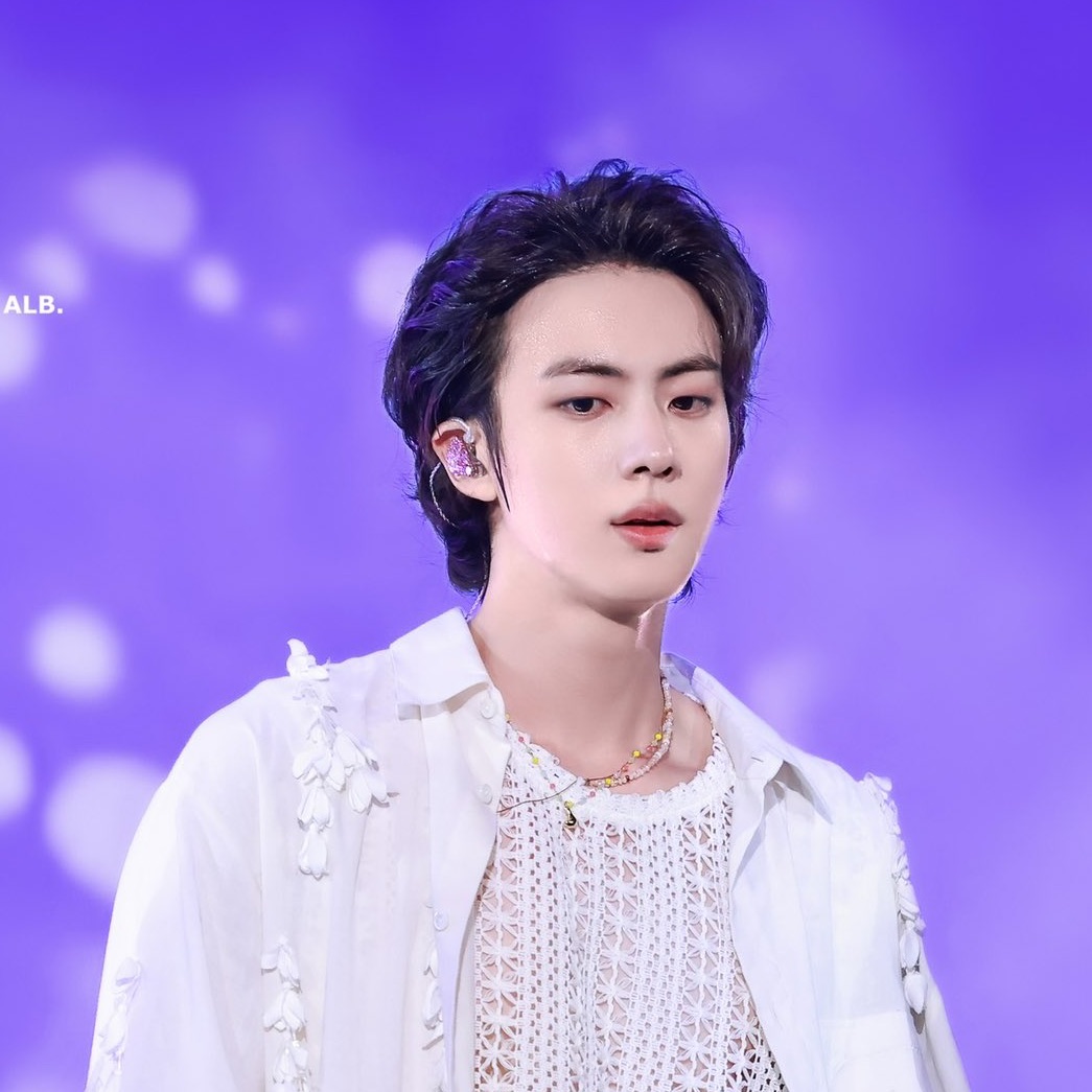 A moment captured by Jin (BTS)'s fan