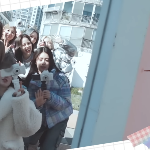 NiziU의 비하인드 컷