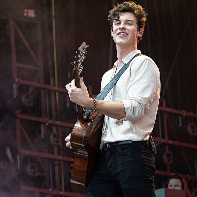A moment captured by Shawn Mendes's fan